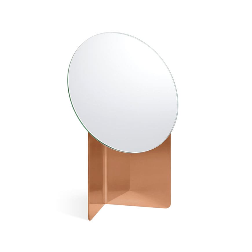 Spot on table mirror